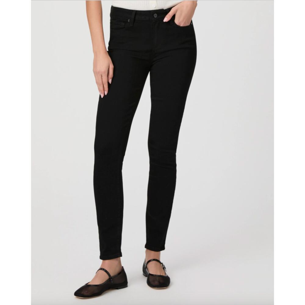 Paige Verdugo Black Skinny Ankle Pants Stretch Workwear Size 27